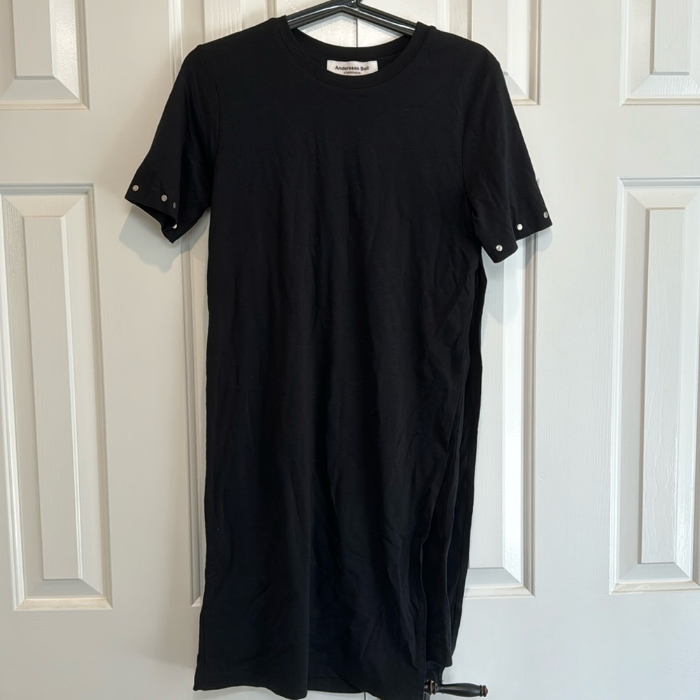 Andersson bell black stud dress